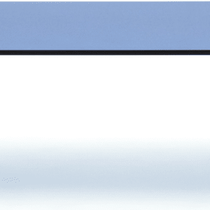 Sofabord Kave Home Adularia i hærdet glas blå 140Ã60Ã30 cm